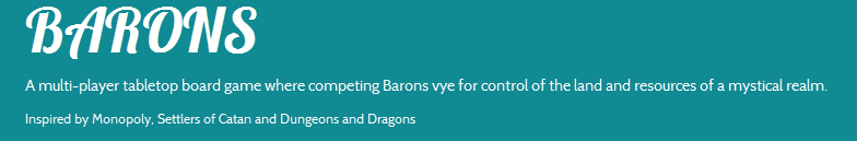 Barons Game banner