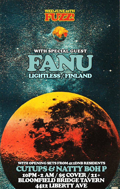 FUZZ Flyer — Fanu