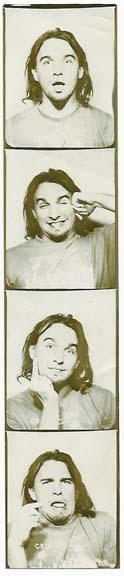 Photobooth strip of Geoff Maddock, circa 1999